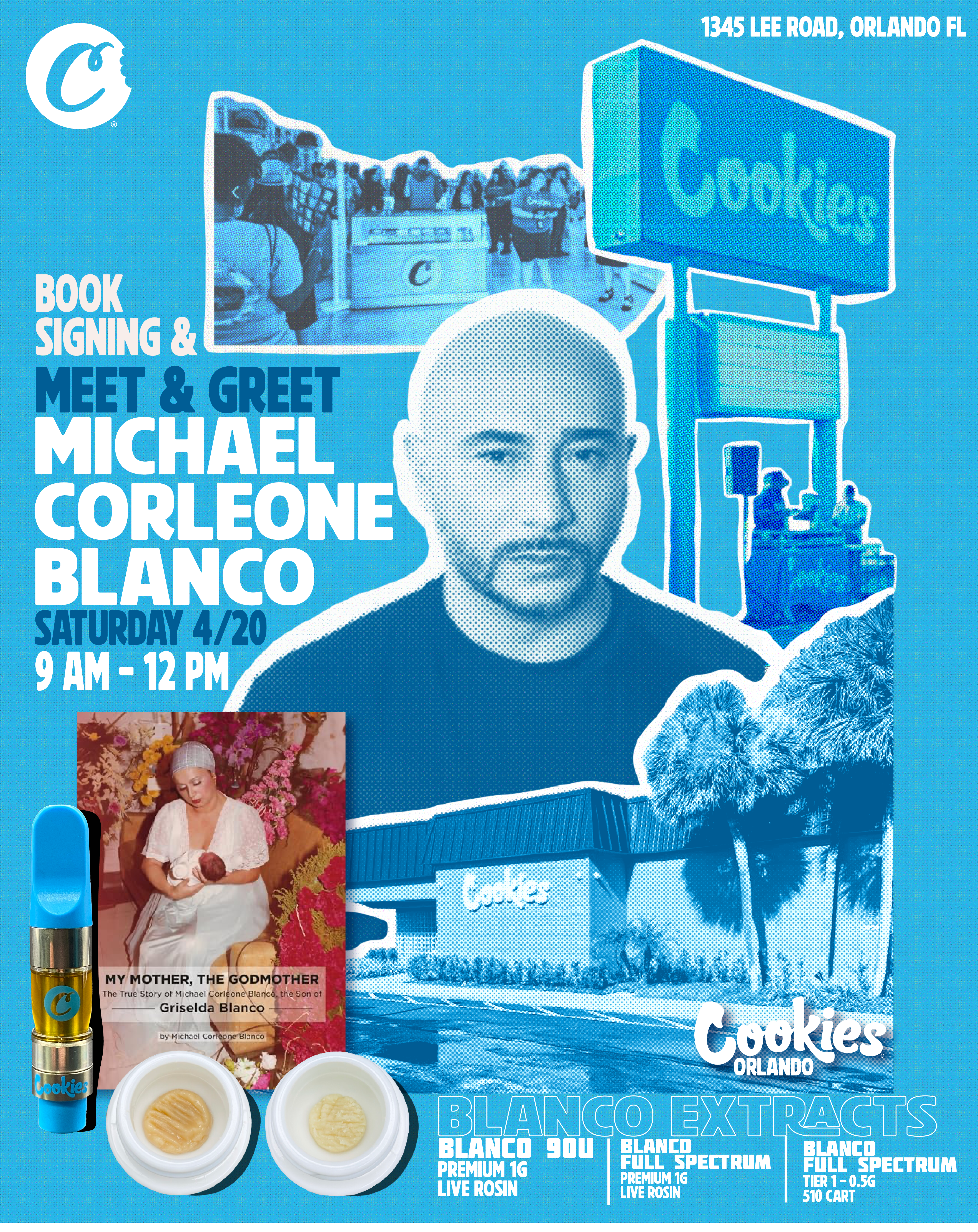 Cookies Michael Corleone Blanco Book Signing And Meet And Greet