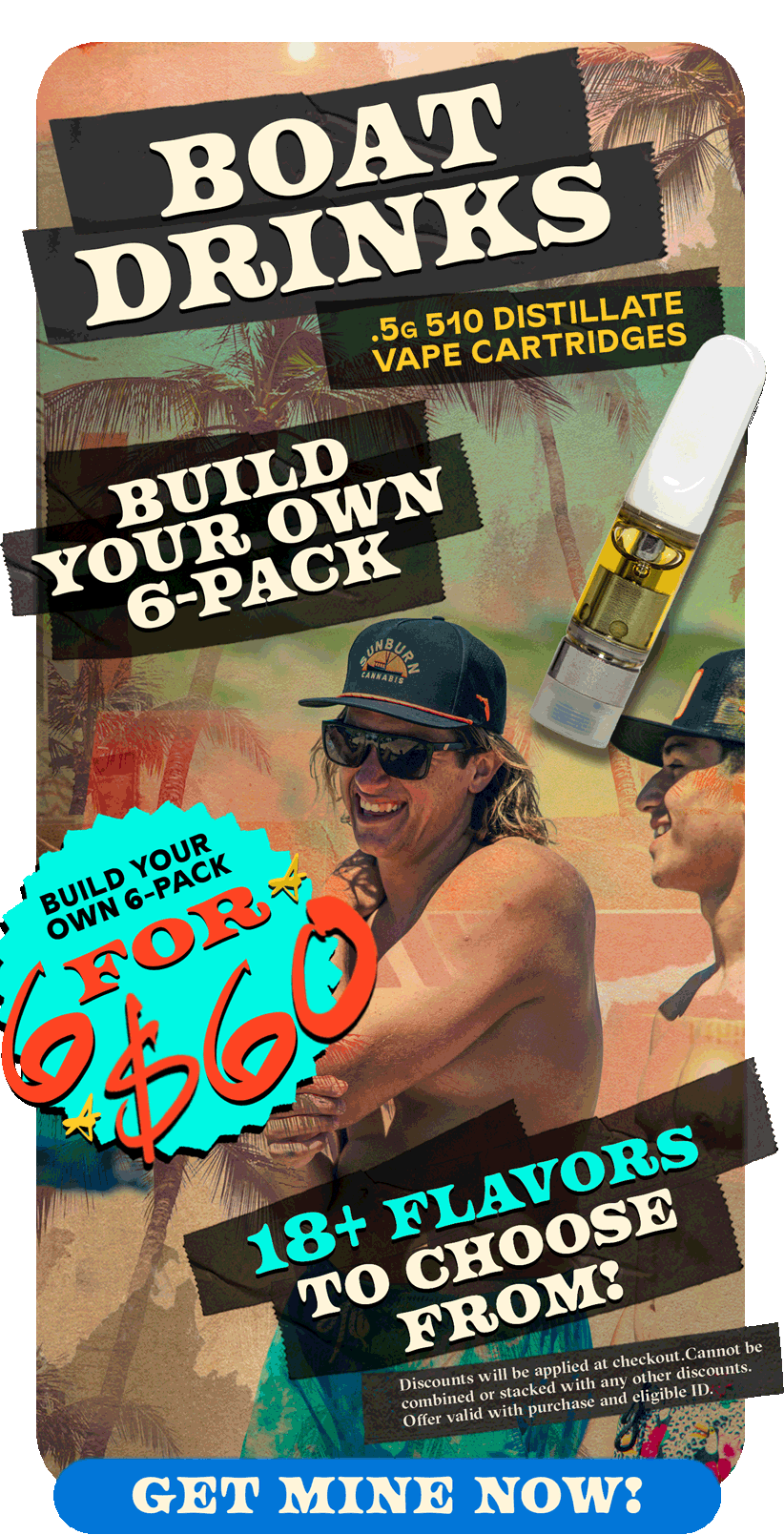 Boat Drinks Build Your Own 6 Pack for$60 cincoDeMayo Blank