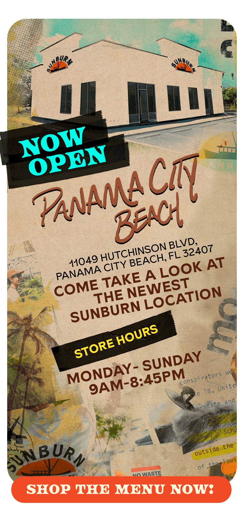 Panama City Beach Store Email Announcement OpensNow