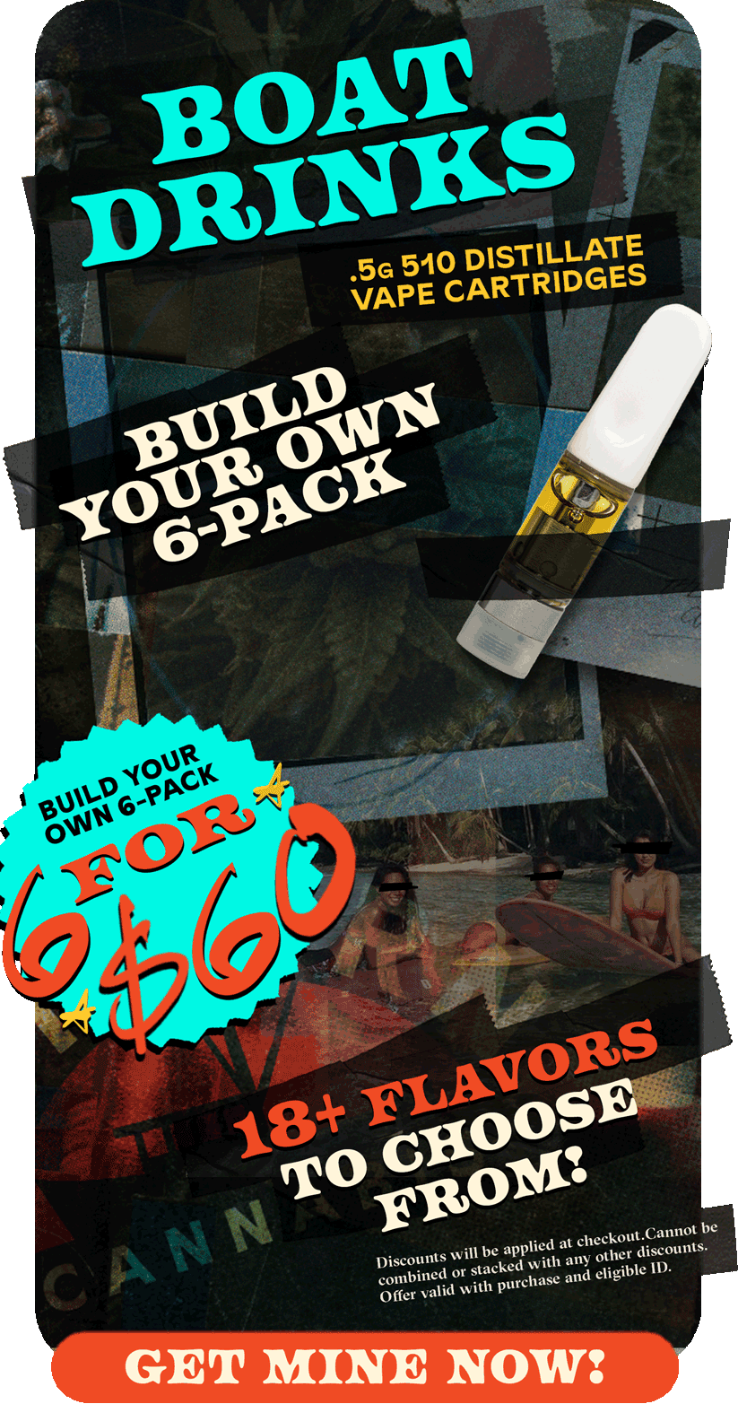 Boat Drinks Build Your Own 6 Pack for$60 April Week1 Blank