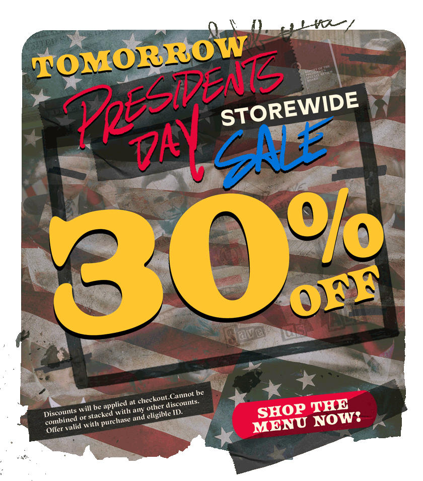 Presidents Day 30 Off Storewide Sale Tomorrow