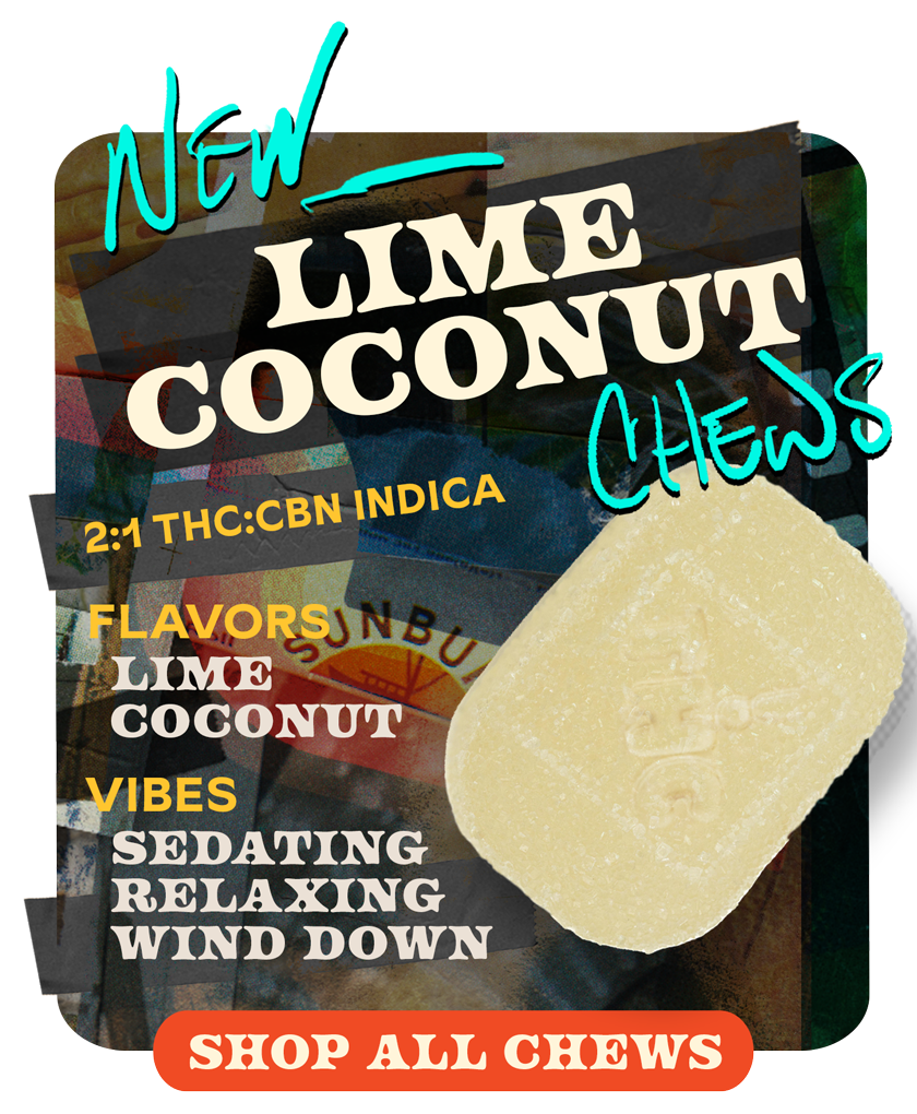 New CBN Lime Coconut Chews