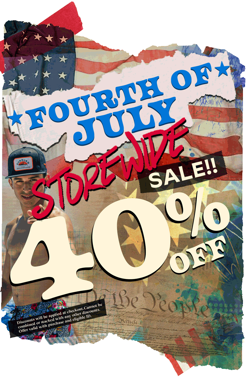 Fourth Of July Storewide Sale 40 off v3 Blank