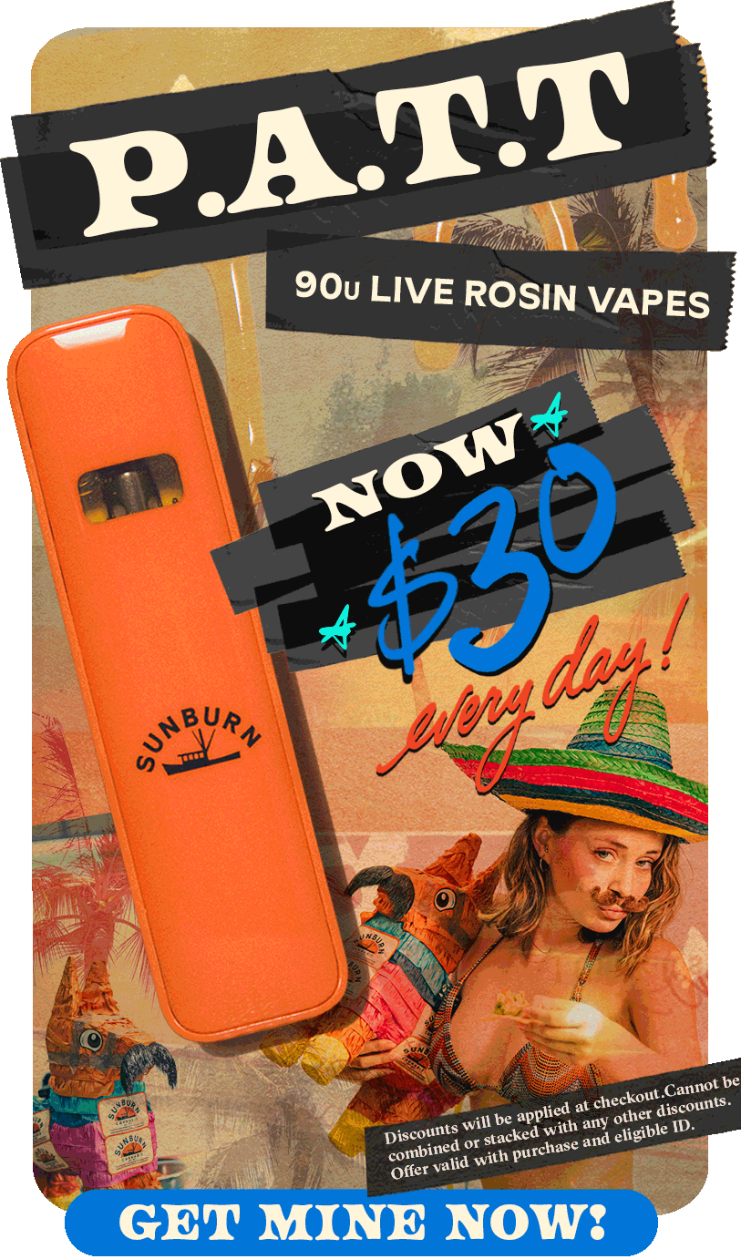 $30 Live Rosin Vapes PATT Cinco De Mayo v5